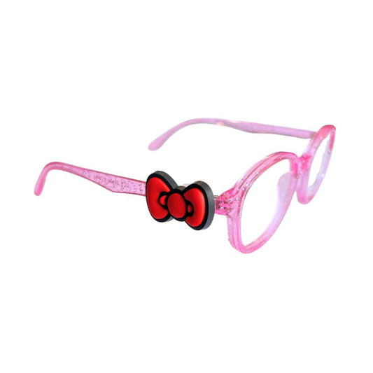 Red Bow Glasses Charm: Fun Kids Eyeglass Accessory
