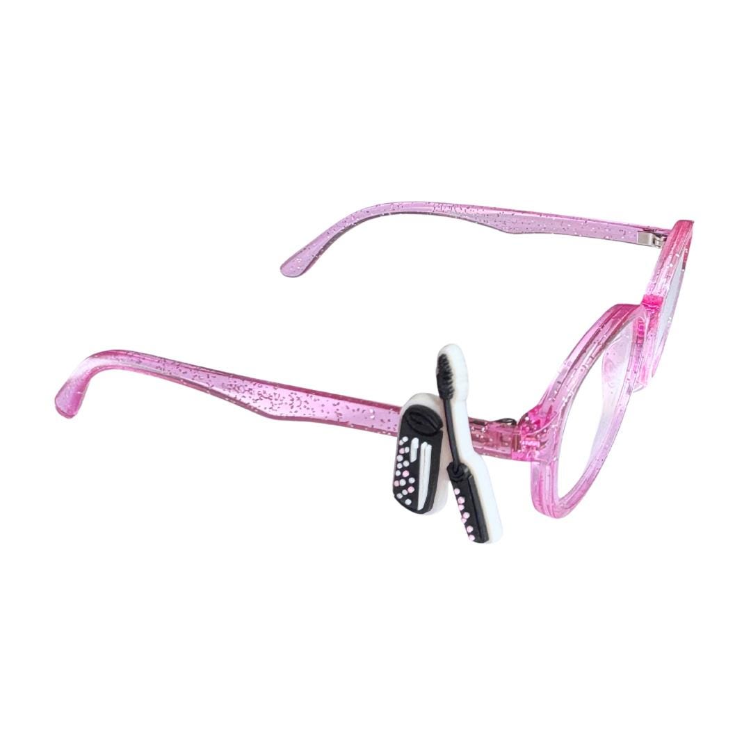 Mascara Makeup Glasses Charm for Kids: Fun Eyeglass Accessory