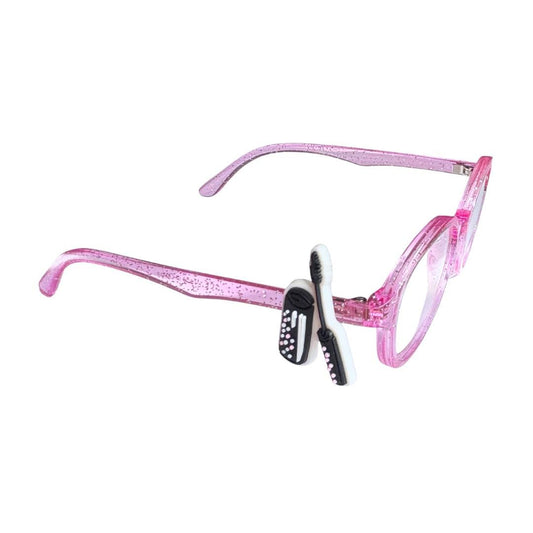 Mascara Makeup Glasses Charm for Kids: Fun Eyeglass Accessory