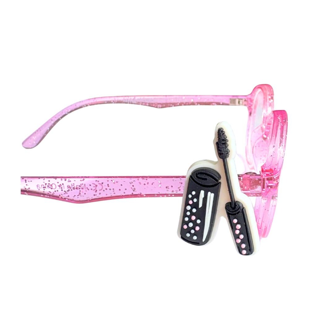 Mascara Makeup Glasses Charm for Kids: Fun Eyeglass Accessory