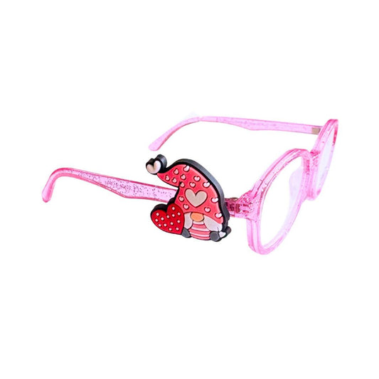 Valentines Day Gnome Charm | Fun Glasses Accessories for Kids