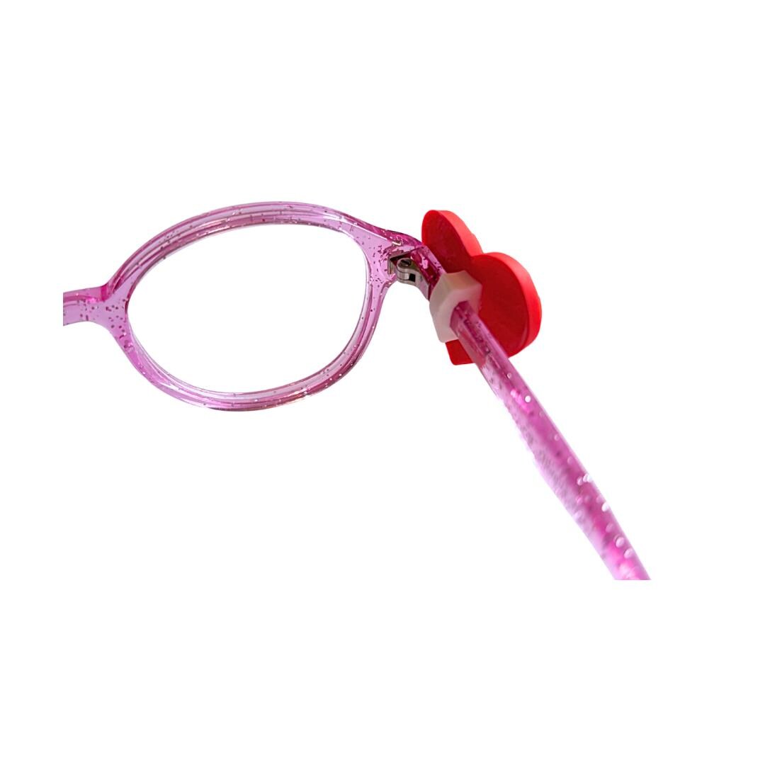 Red Heart Valentines Day Charm | Fun Glasses Accessories for Kids
