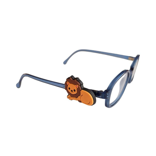 Lion Safari Glasses Charm for Kids: Fun Animal Eyeglass Accessory