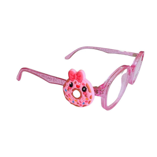 Cutie Strawberry Donut Glasses Charm for Kids: Fun Eyeglass Accessory