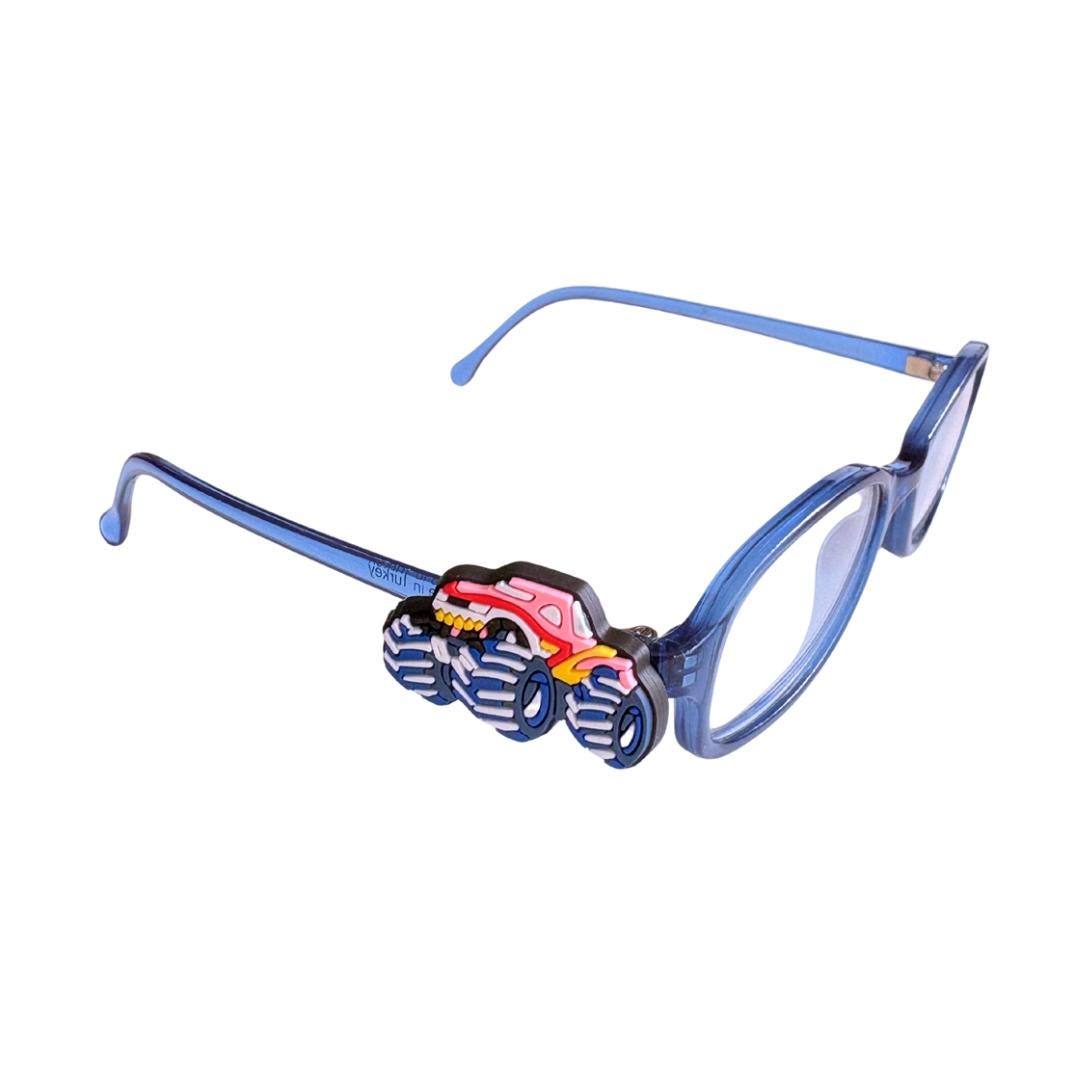 Monster Truck Glasses Charm for Kids: Fun Eyewear Accessory