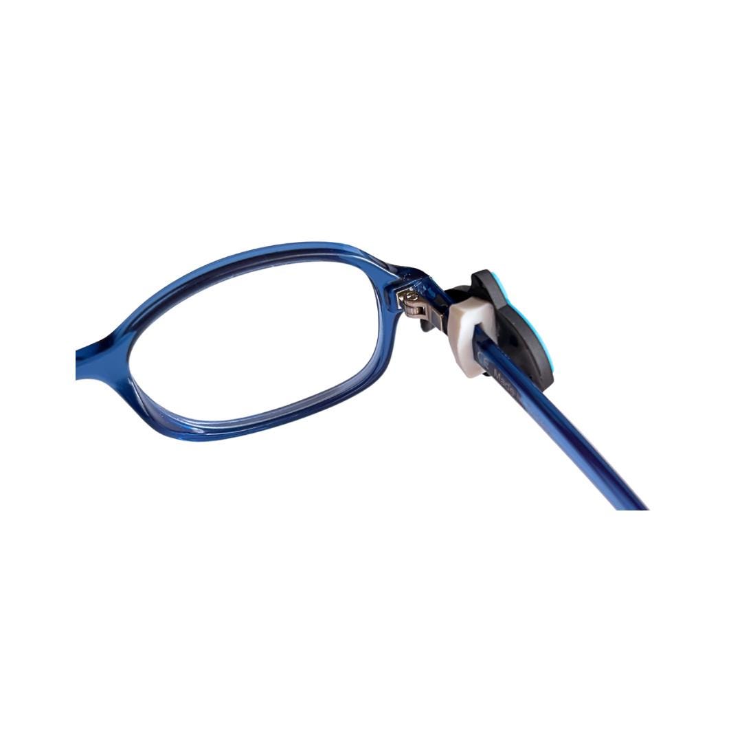 Blue Shark Glasses Charm for Kids: Fun Eyeglass Accessory