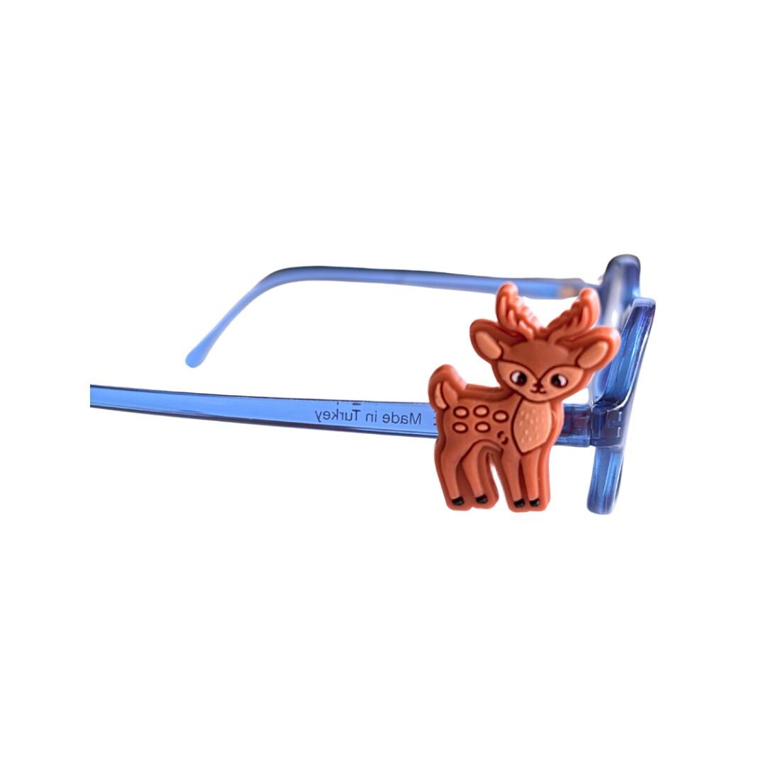 Deer Glasses Charm for Kids: Fun Woodland Animal Eyeglass Accessory