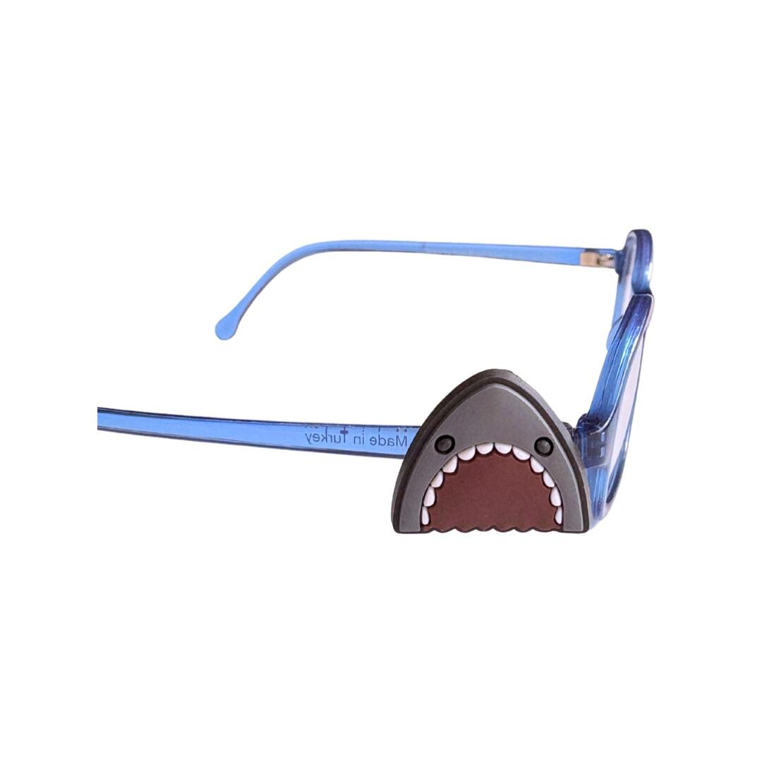 Shark Head Glasses Charm for Kids: Fun Eyeglass Accessory