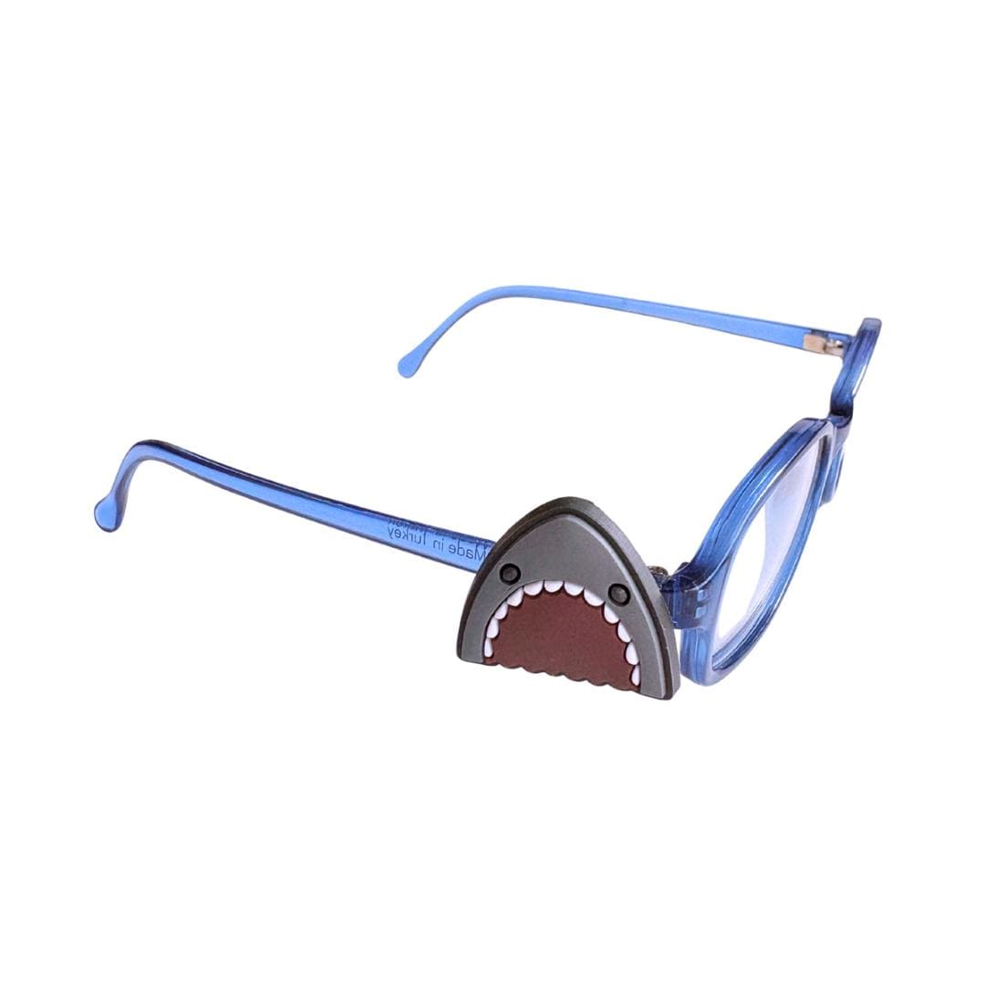 Shark Head Glasses Charm for Kids: Fun Eyeglass Accessory