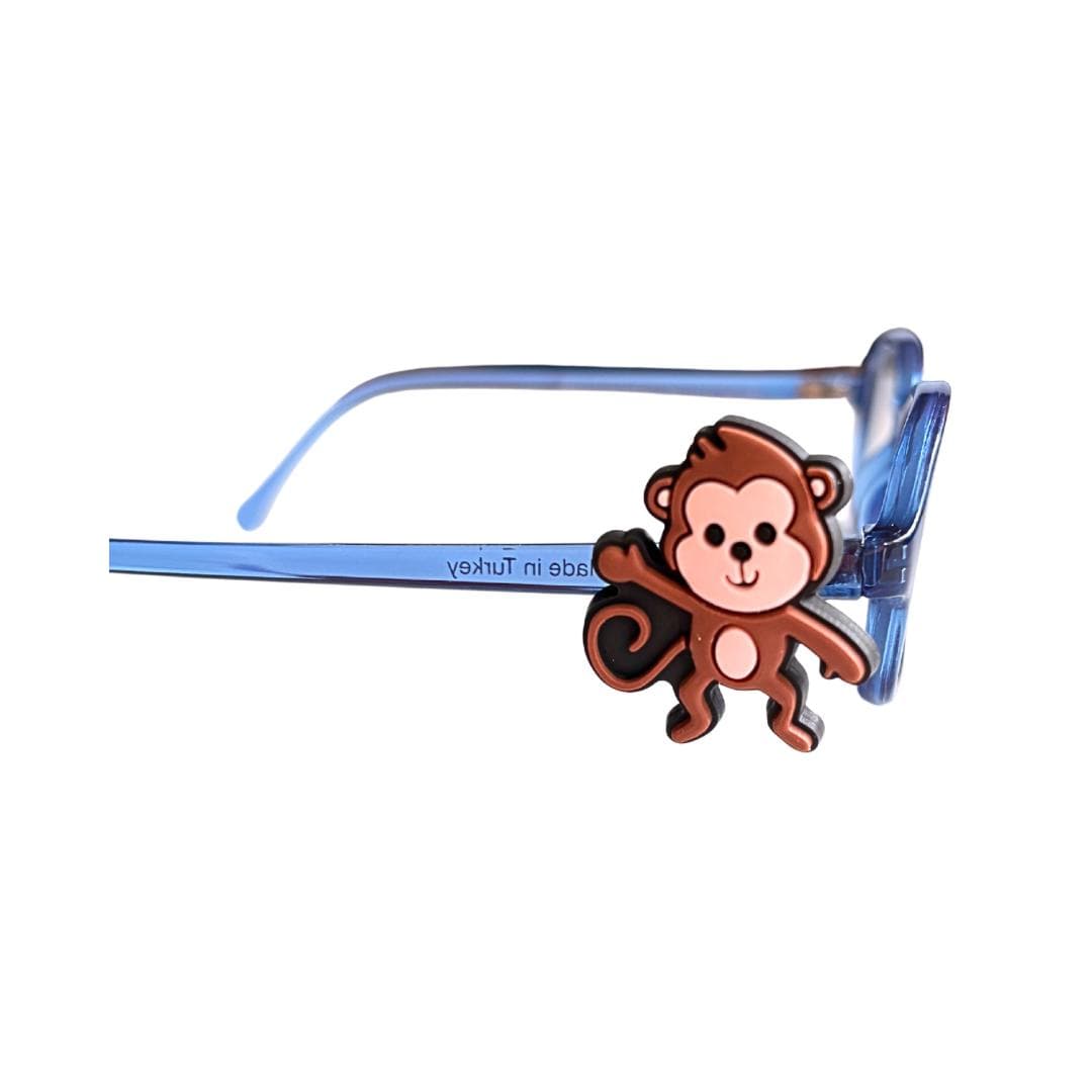 Monkey Glasses Charm for Kids: Fun Animal Eyeglass Accessory