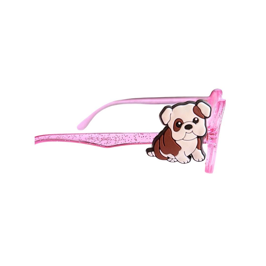 Bulldog Pet Glasses Charm for Kids: Fun Eyeglass Accessory