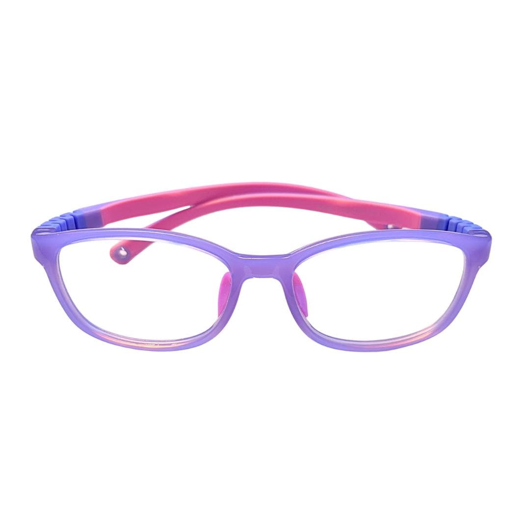 Flexible Kids Prescription Eyeglass Frame – Purple/Pink, Size 50-16-143