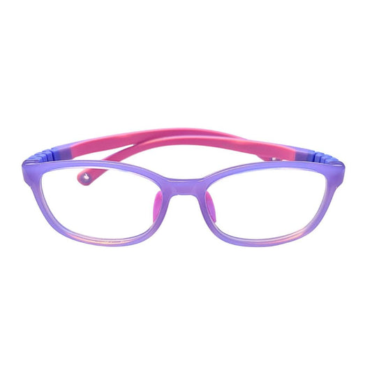 Flexible Kids Prescription Eyeglass Frame – Purple/Pink, Size 50-16-143