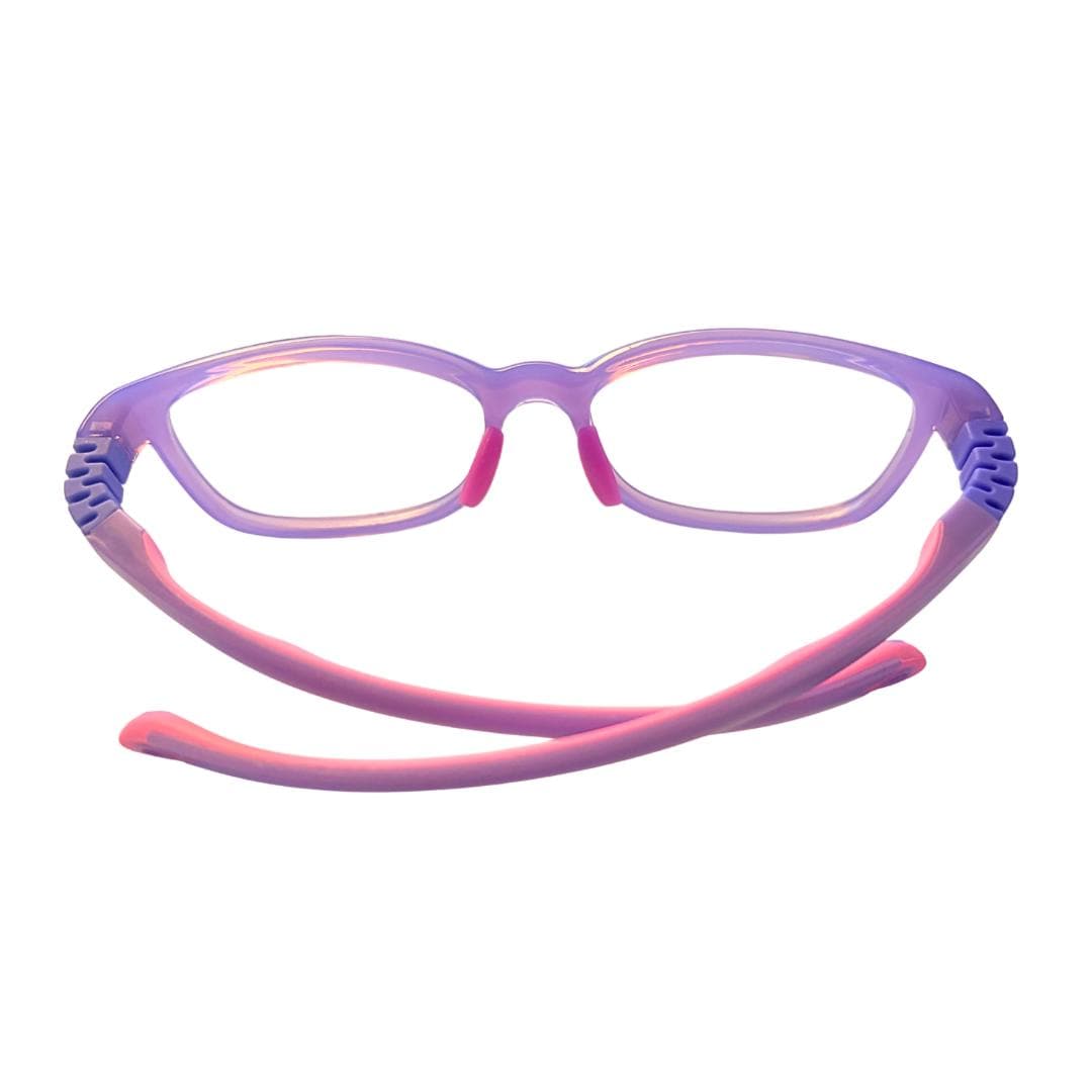 Flexible Kids Prescription Eyeglass Frame – Purple/Pink, Size 50-16-143