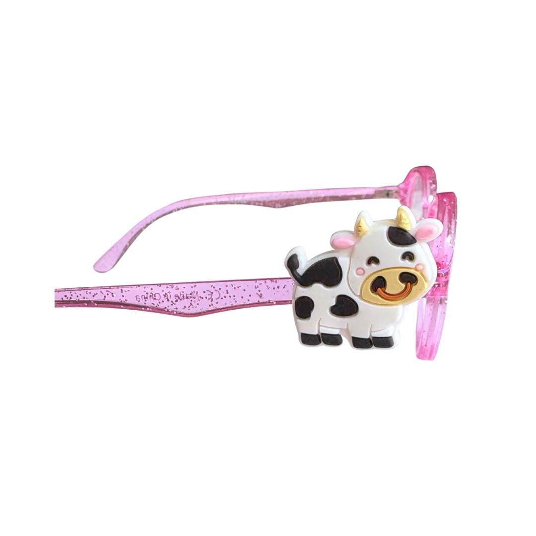 Cow Glasses Charm for Kids: Fun Farm Animal Eyeglass Accessory