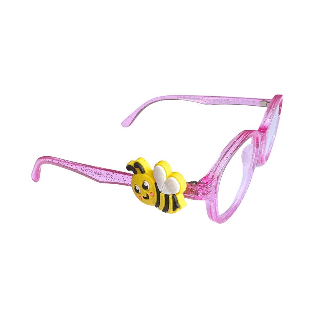 Bumble Bee Glasses Charm for Kids: Fun Bug Animal Eyeglass Accessory