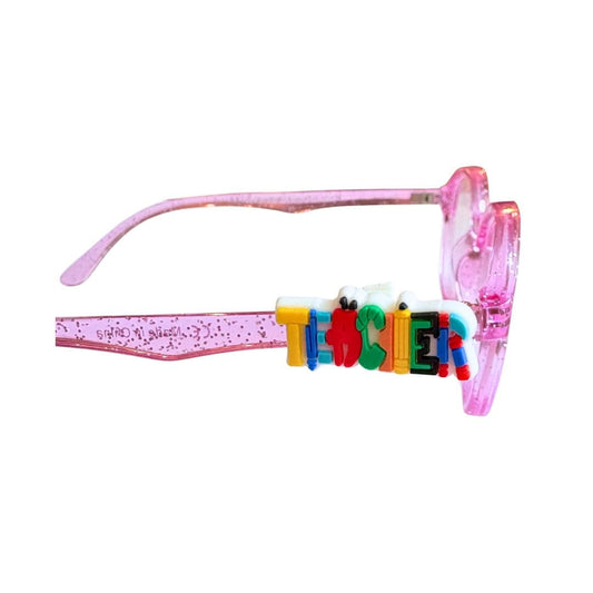 Teacher Glasses Charm for Kids: Fun Teaching Eyeglass Accessory
