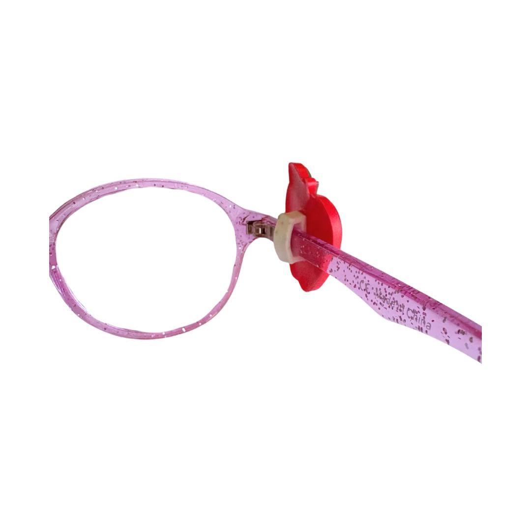 Back to School Apple Glasses Charm for Kids: Fun School Eyeglass Accessory