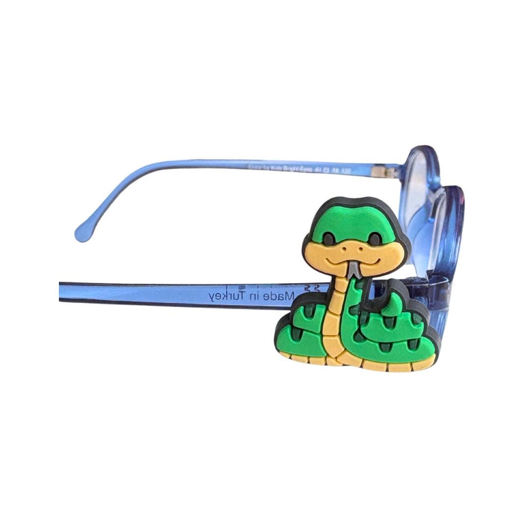 Snake Glasses Charm for Kids: Fun Animal Eyeglass Accessory