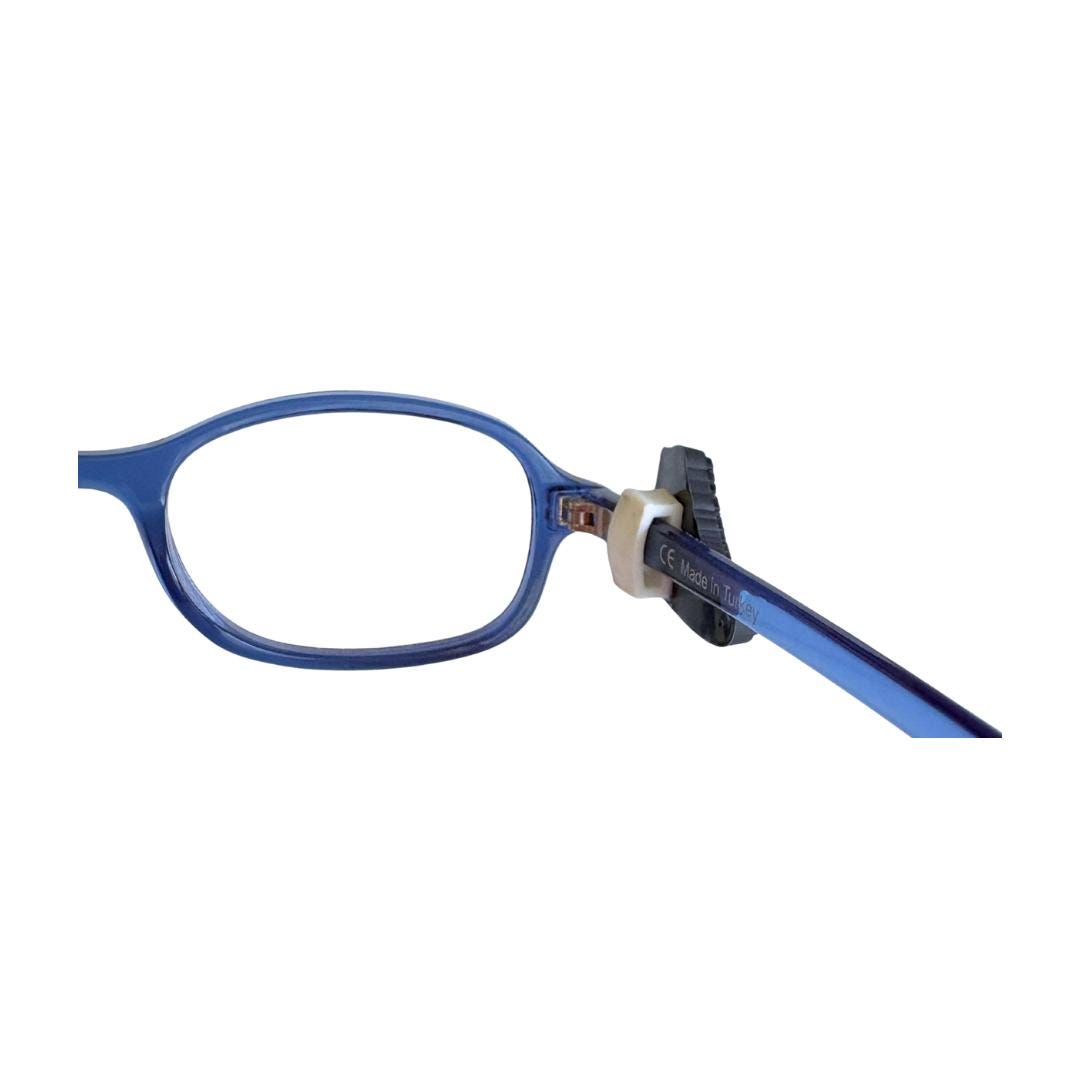 Blue and White High Top Sports Shoe Eyeglass Charm for Kids: Personalized Glasses Accessory