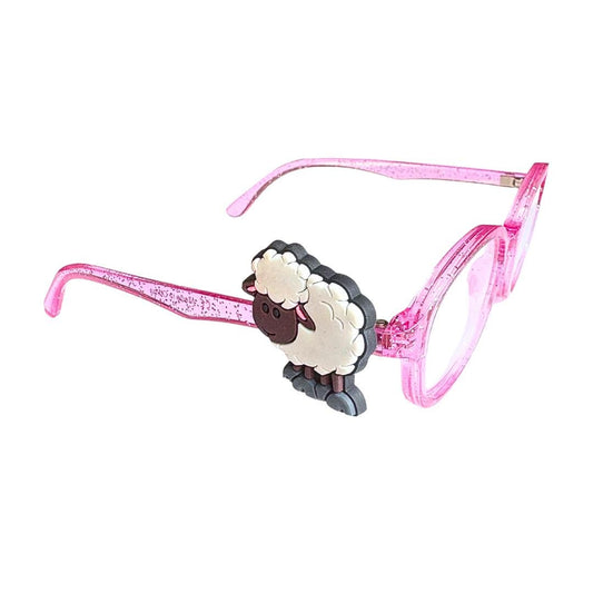 Sheep Glasses Charm for Kids: Fun Farm Animal Eyeglass Accessory