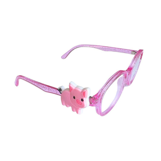 Pig Glasses Charm for Kids: Fun Farm Animal Eyeglass Accessory