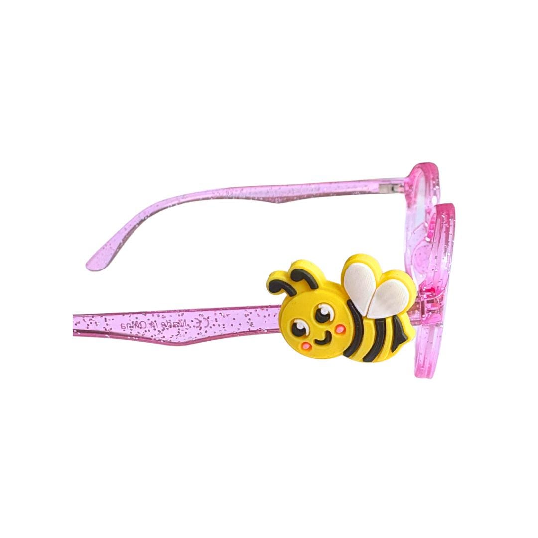 Bumble Bee Glasses Charm for Kids: Fun Bug Animal Eyeglass Accessory