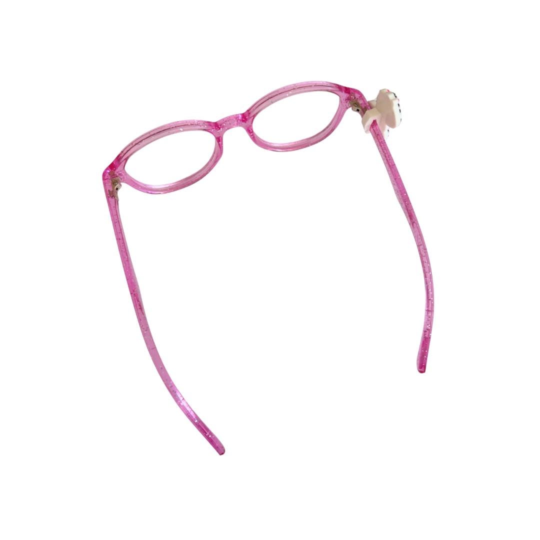 Zebra Safari Glasses Charm for Kids: Fun Animal Eyeglass Accessory