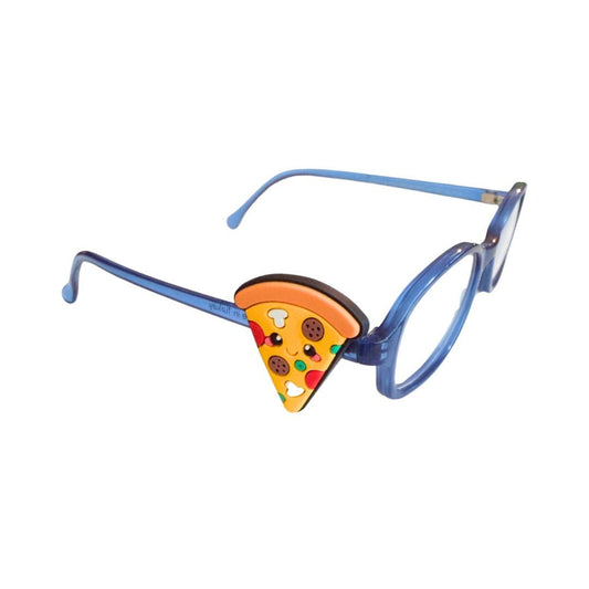 Pizza Glasses Charm for Kids: Fun Food Eyeglass Accessory