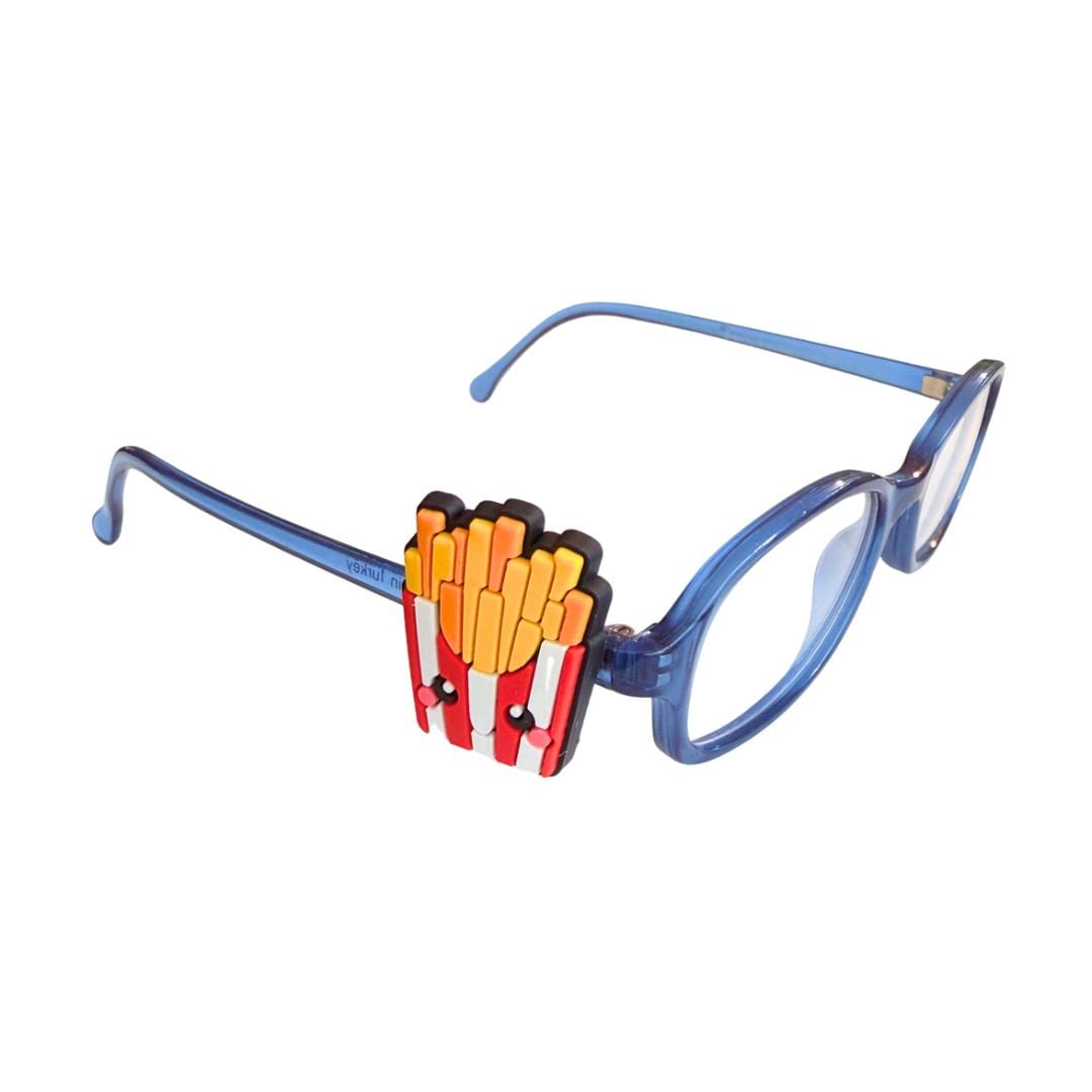 Fries Glasses Charm for Kids: Fun Food Eyeglass Accessory