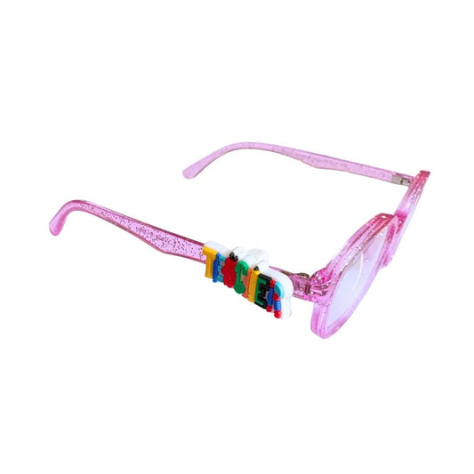 Teacher Glasses Charm for Kids: Fun Teaching Eyeglass Accessory