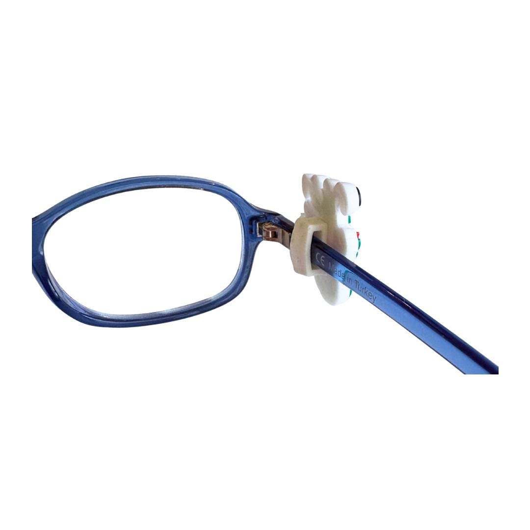 Bookworm Glasses Charm for Kids: Fun Back to School Eyeglass Accessory