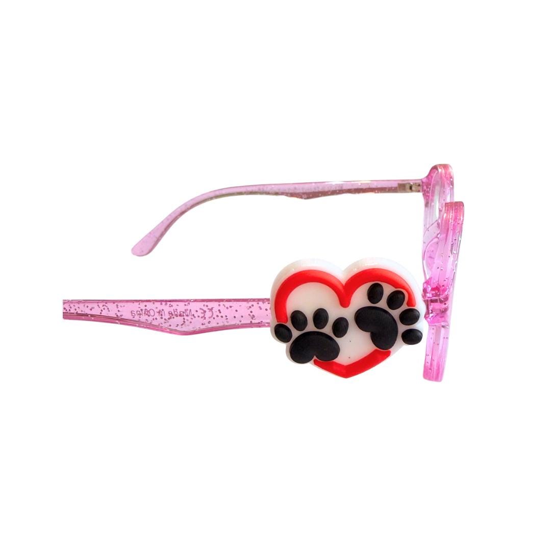 Paw Prints Pet Glasses Charm for Kids: Fun Eyeglass Accessory