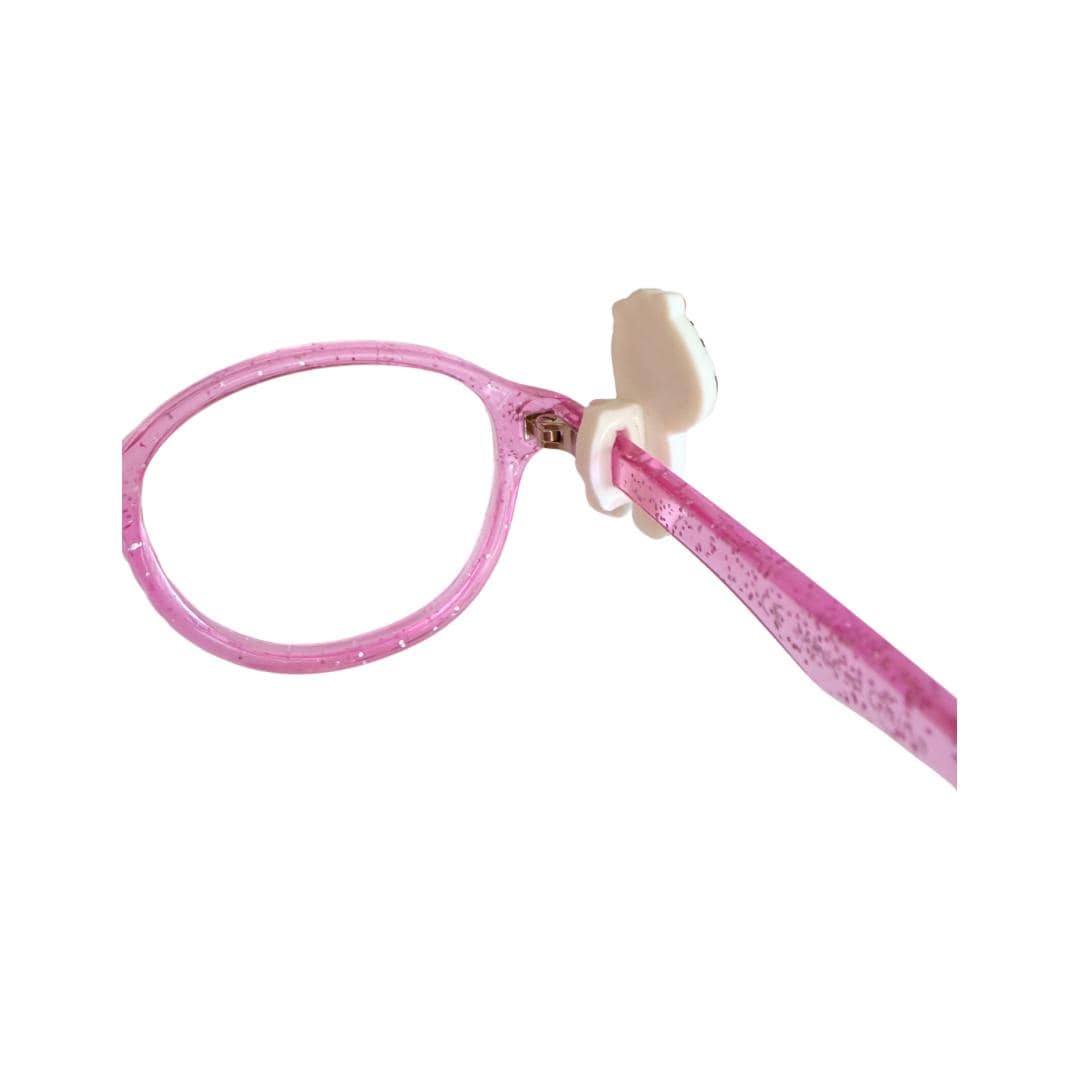 Zebra Safari Glasses Charm for Kids: Fun Animal Eyeglass Accessory