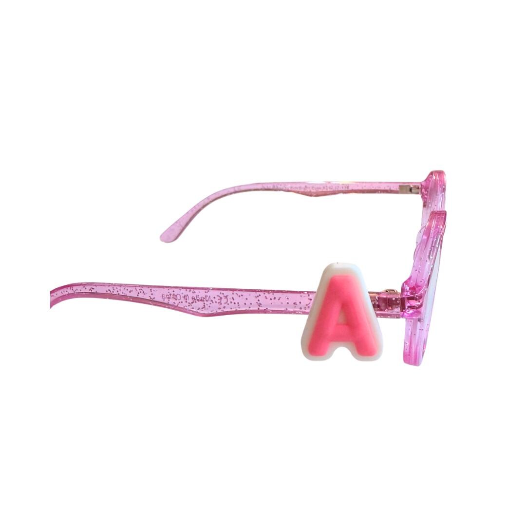 Letter A Glasses Charm for Kids: Fun Eyewear Accessory