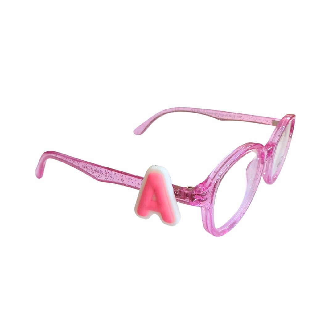 Letter A Glasses Charm for Kids: Fun Eyewear Accessory
