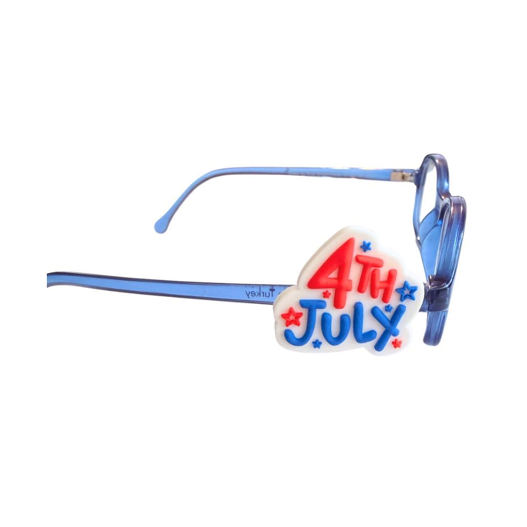 July 4th - Fourth of July Freedom Charm | Fun Glasses Accessories for Kids