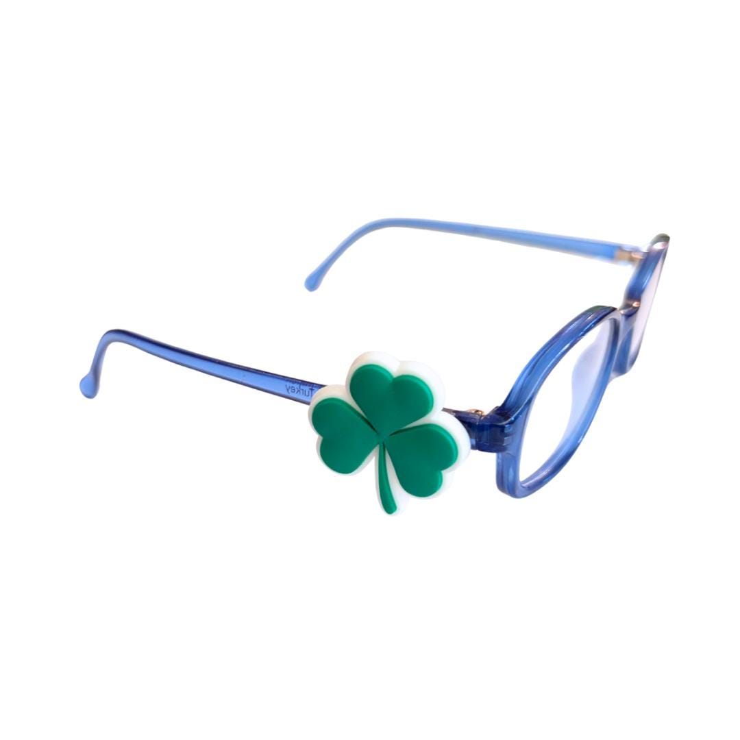 Three Leaf Clover | Fun Holiday Glasses Accessories for Kids