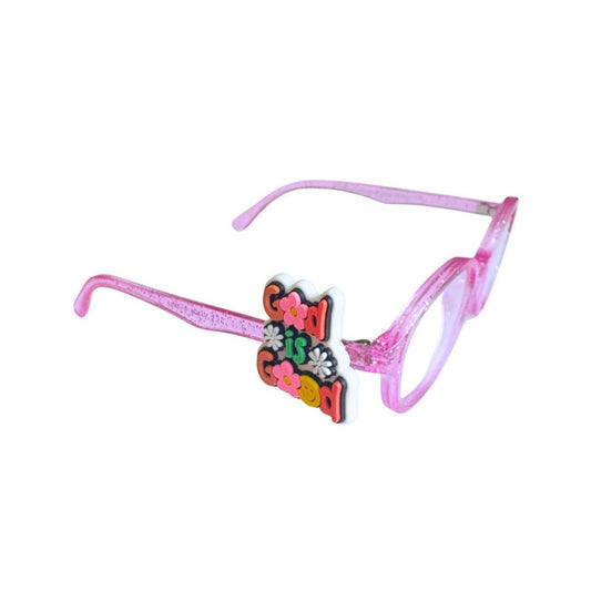 God Is Good Glasses Charm for Kids | Fun Eyewear Accessory