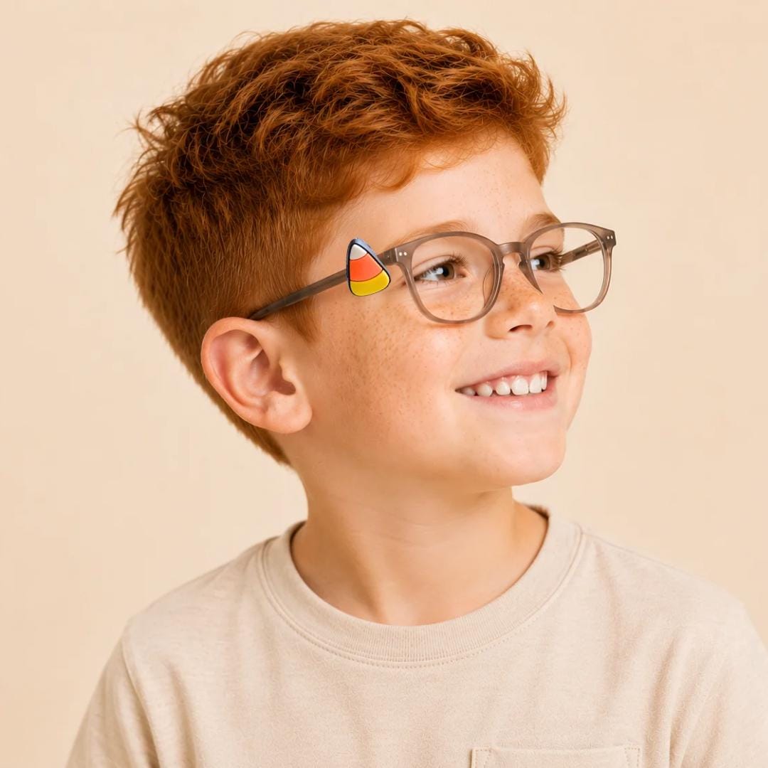 Candy Corn Halloween Charm | Fun Glasses Accessories for Kids