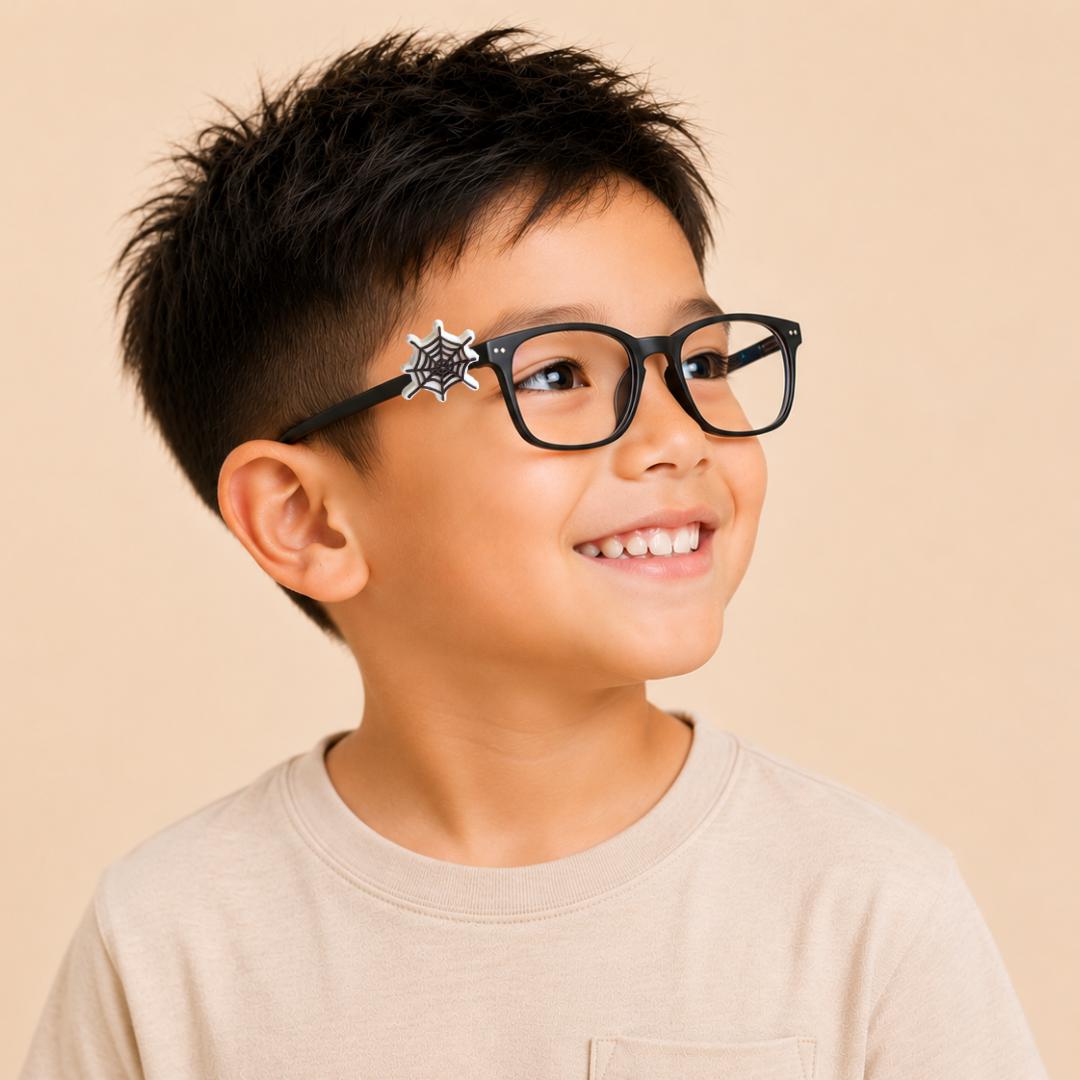 Spider Web Halloween Charm | Fun Glasses Accessories for Kids