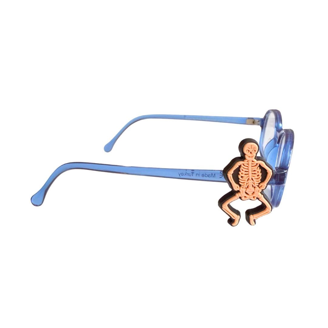 Skeleton Halloween Charm | Fun Glasses Accessories for Kids