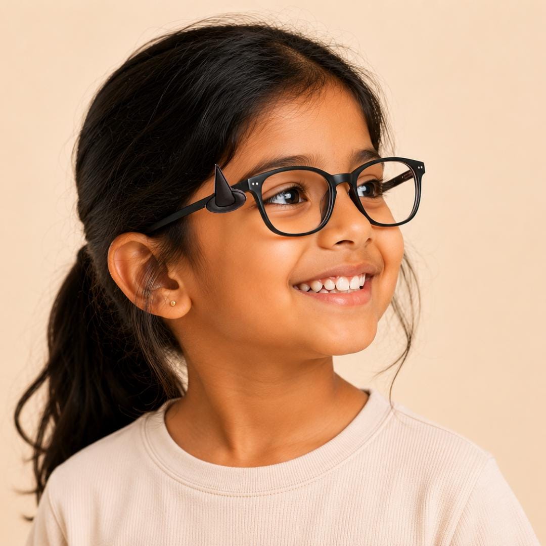 Halloween Witches Hat Charm | Fun Glasses Accessories for Kids