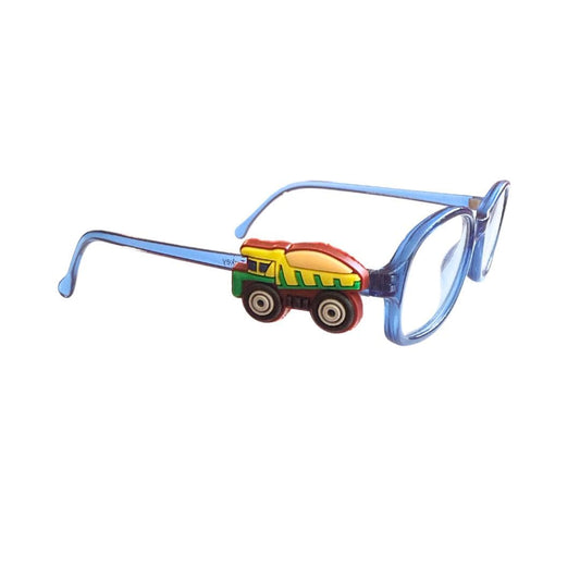 Dump Truck Glasses Charm for Kids: Fun Eyewear Accessory