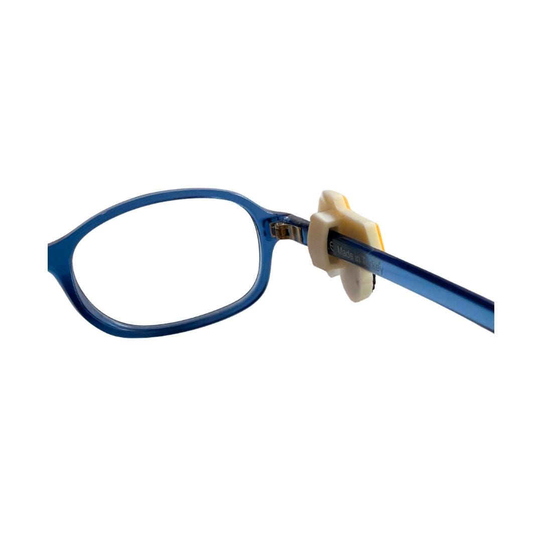 Yellow Dump Truck Glasses Charm for Kids: Fun Eyewear Accessory