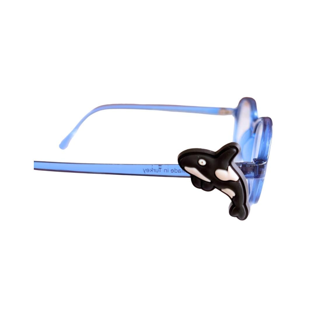 Orca Whale Glasses Charm | Fun Eyeglass Accessory for Kids
