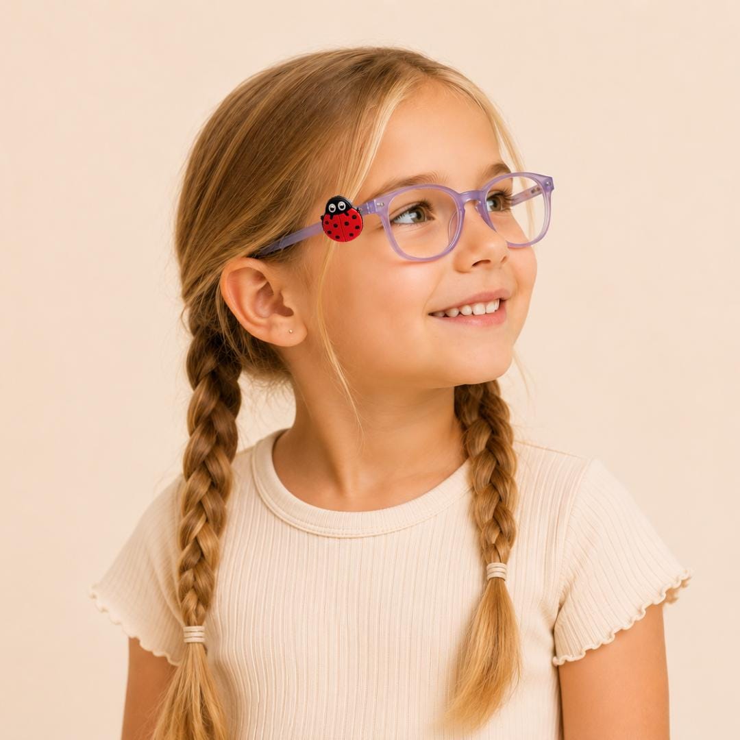 Lady Bug Glasses Charm | Fun Eyeglass Accessory for Kids