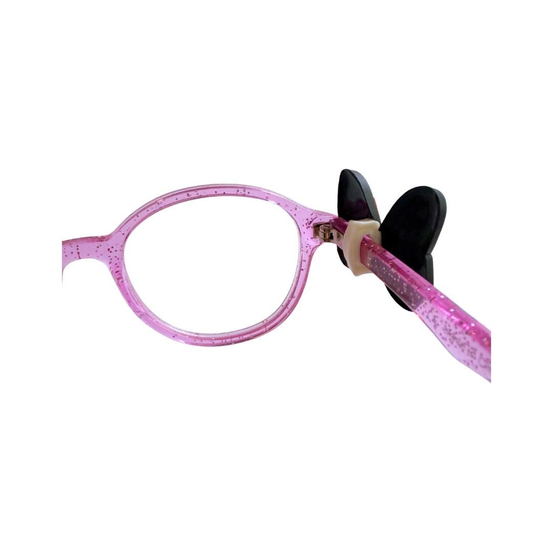 Red Polka Dot Bow Glasses Charm for Kids: Fun Eyeglass Accessory