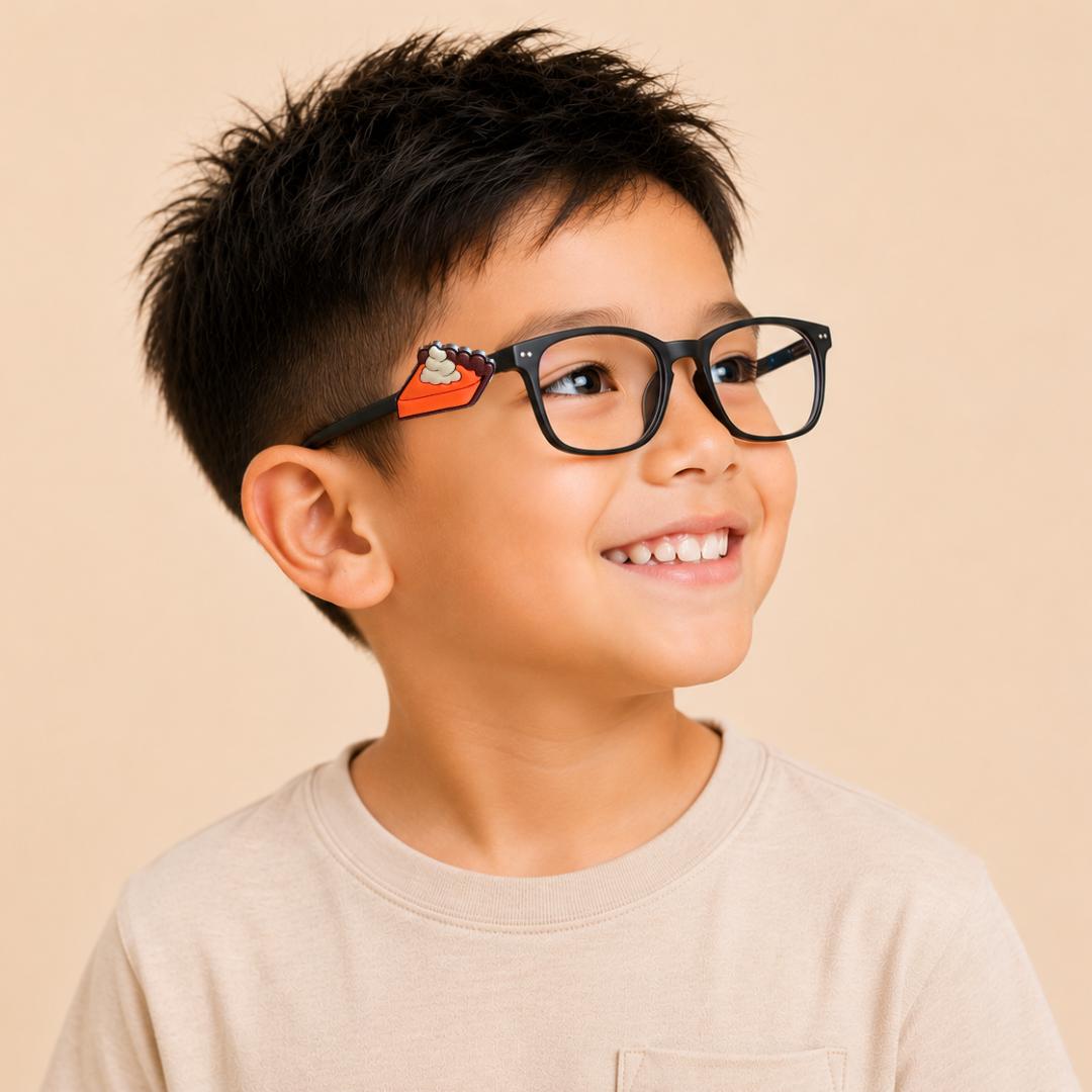 Thanksgiving Pumpkin Pie Charm | Fun Glasses Accessories for Kids