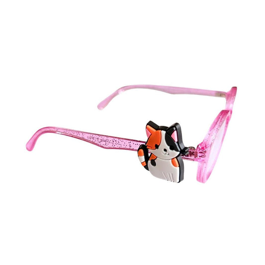 Pet Calico Cat Glasses Charm | Fun Eyeglass Accessory for Kids
